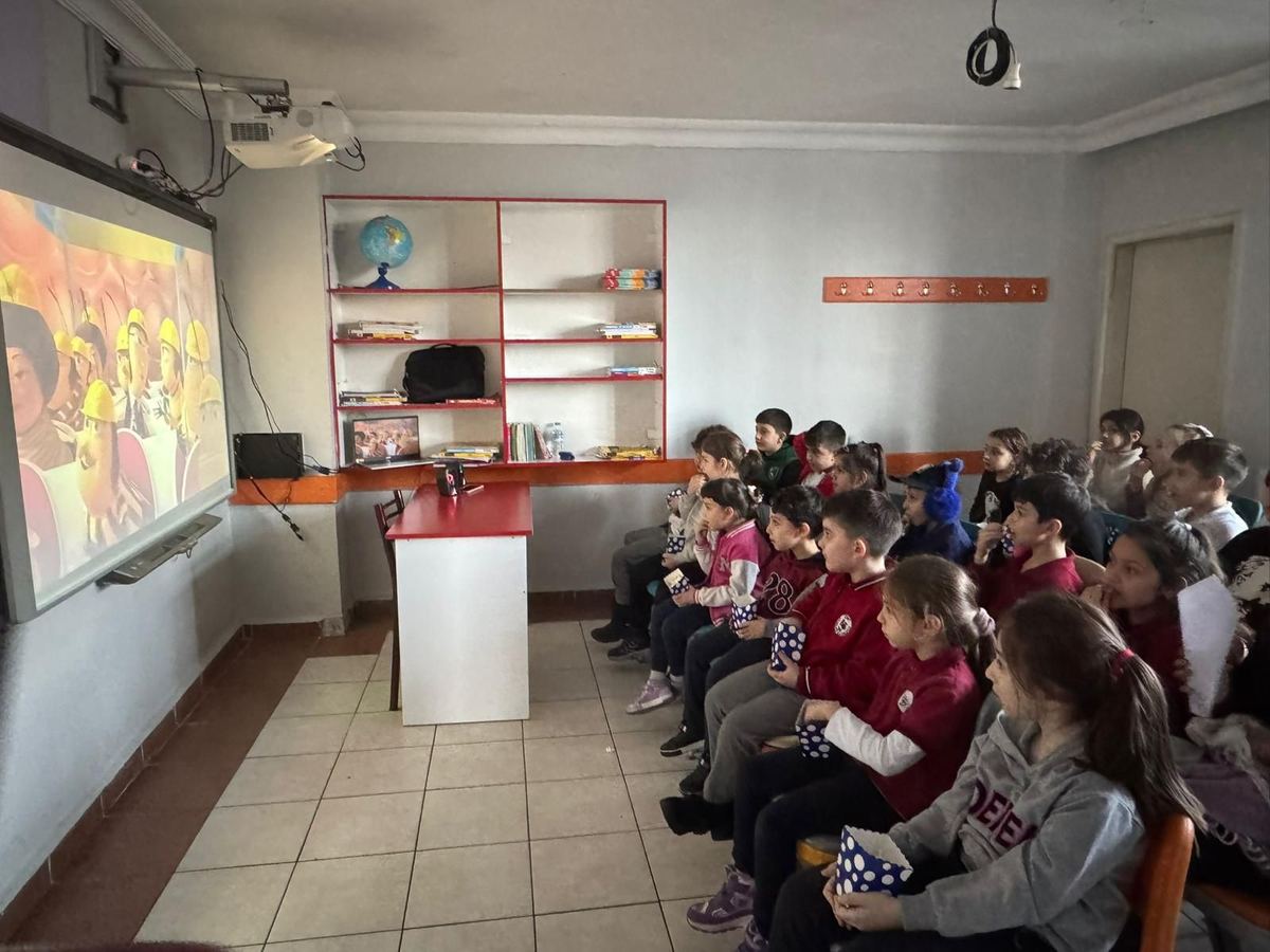 Film gününde öğrencilerimiz